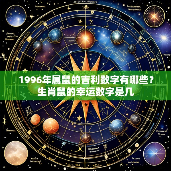 1996年属鼠的吉利数字有哪些?生肖鼠的幸运数字是几