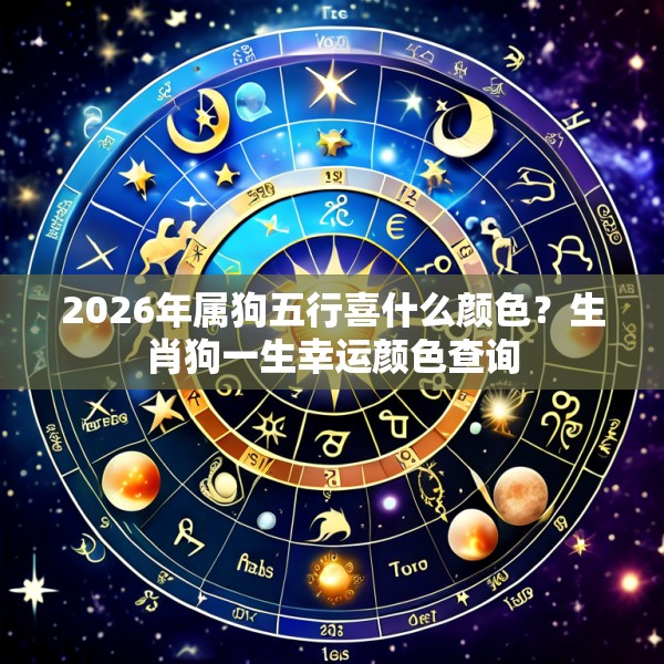 2026年属狗五行喜什么颜色?生肖狗一生幸运颜色查询
