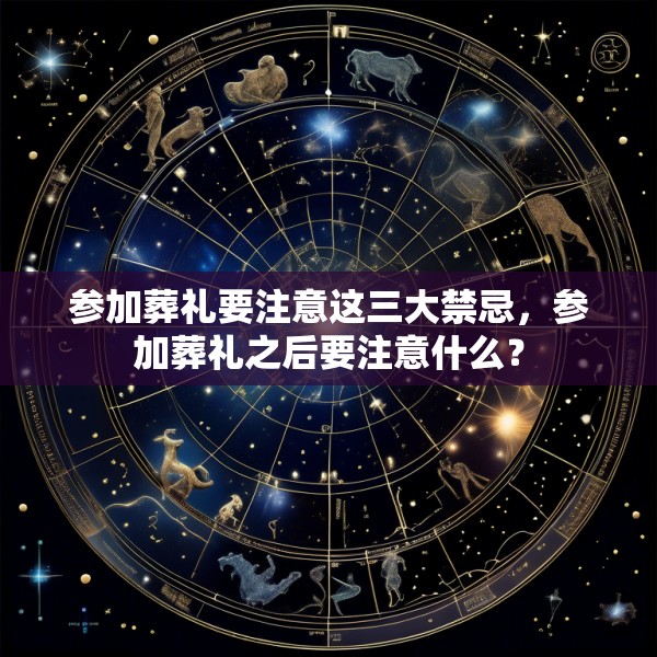 参加葬礼要注意这三大禁忌，参加葬礼之后要注意什么？