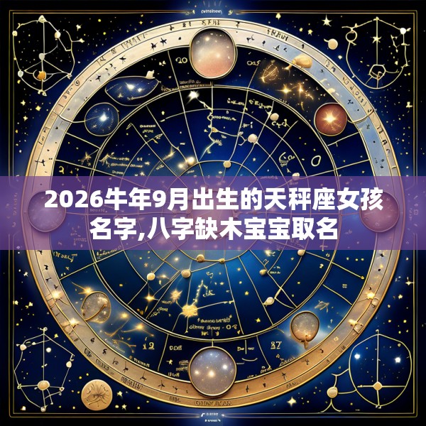 2026牛年9月出生的天秤座女孩名字,八字缺木宝宝取名