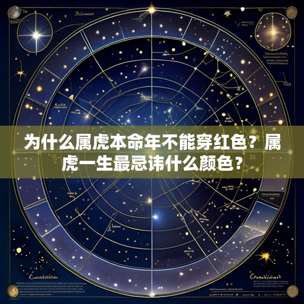 为什么属虎本命年不能穿红色？属虎一生最忌讳什么颜色？