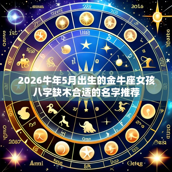2026牛年5月出生的金牛座女孩八字缺木合适的名字推荐