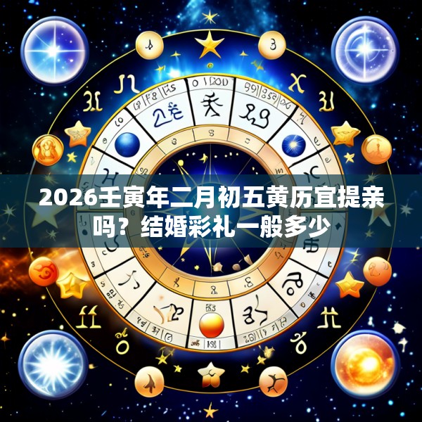 2026壬寅年二月初五黄历宜提亲吗？结婚彩礼一般多少