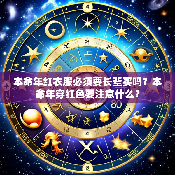 本命年红衣服必须要长辈买吗?本命年穿红色要注意什么?