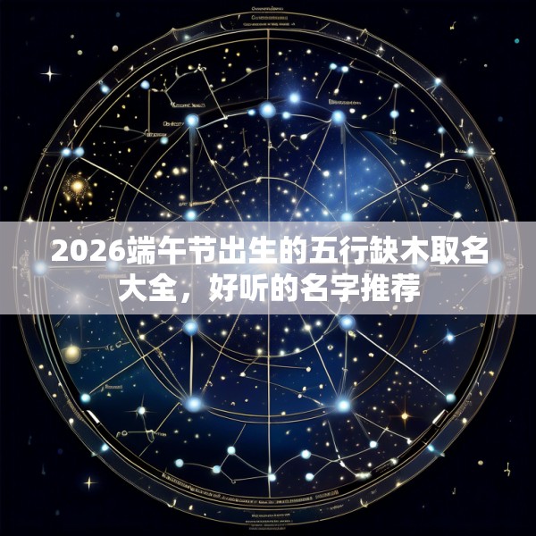 2026端午节出生的五行缺木取名大全,好听的名字推荐