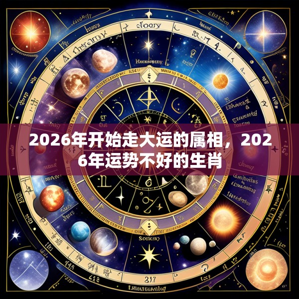 2026年开始走大运的属相，2026年运势不好的生肖