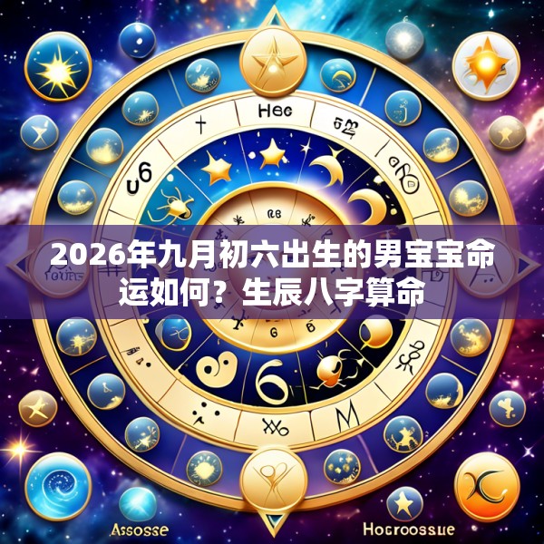 2026年九月初六出生的男宝宝命运如何？生辰八字算命