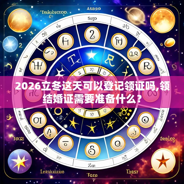 2026立冬这天可以登记领证吗,领结婚证需要准备什么?