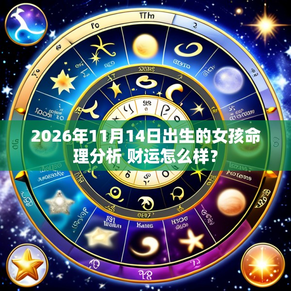 2026年11月14日出生的女孩命理分析 财运怎么样？