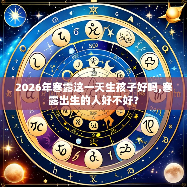 2026年寒露这一天生孩子好吗,寒露出生的人好不好？