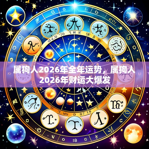属狗人2026年全年运势，属狗人2026年财运大爆发