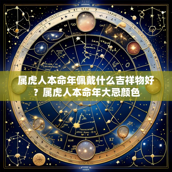 属虎人本命年佩戴什么吉祥物好？属虎人本命年大忌颜色