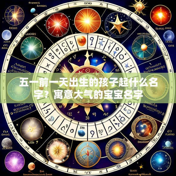 五一前一天出生的孩子起什么名字?寓意大气的宝宝名字