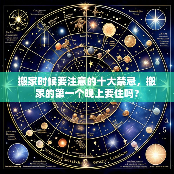 搬家时候要注意的十大禁忌,搬家的第一个晚上要住吗?