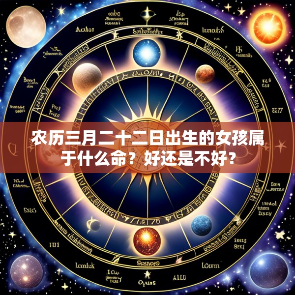 农历三月二十二日出生的女孩属于什么命？好还是不好？