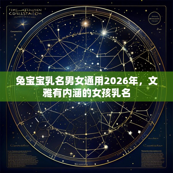 兔宝宝乳名男女通用2026年，文雅有内涵的女孩乳名