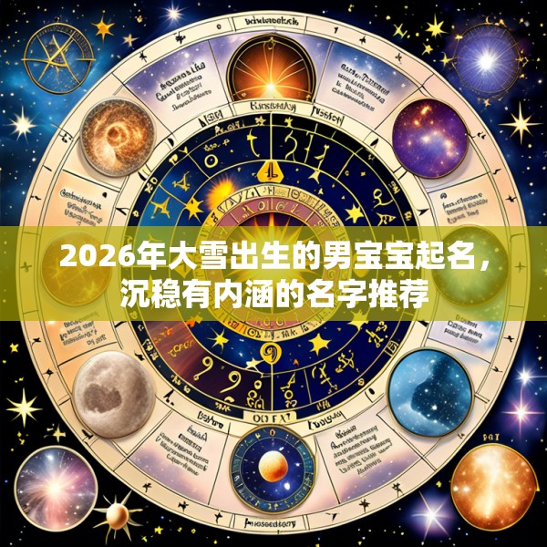2026年大雪出生的男宝宝起名，沉稳有内涵的名字推荐