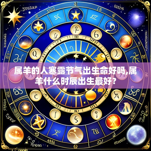 属羊的人寒露节气出生命好吗,属羊什么时辰出生最好?