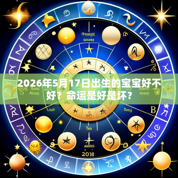 2026年5月17日出生的宝宝好不好？命运是好是坏？
