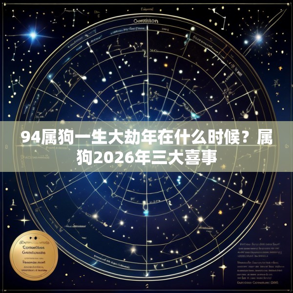 94属狗一生大劫年在什么时候？属狗2026年三大喜事