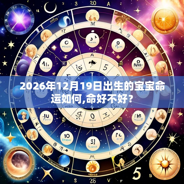 2026年12月19日出生的宝宝命运如何,命好不好？