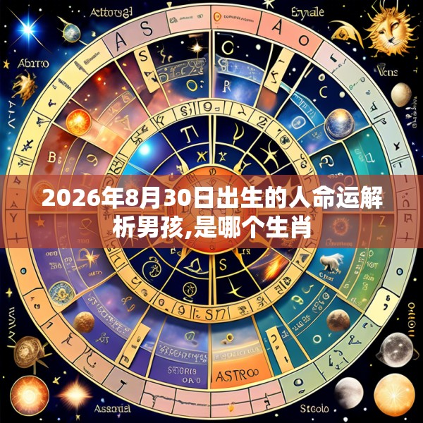 2026年8月30日出生的人命运解析男孩,是哪个生肖