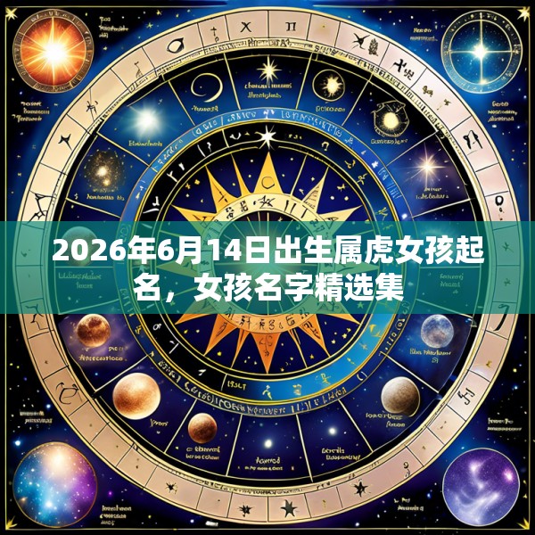 2026年6月14日出生属虎女孩起名，女孩名字精选集