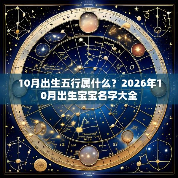 10月出生五行属什么？2026年10月出生宝宝名字大全