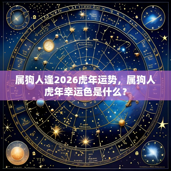 属狗人逢2026虎年运势,属狗人虎年幸运色是什么?
