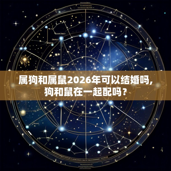 属狗和属鼠2026年可以结婚吗,狗和鼠在一起配吗?