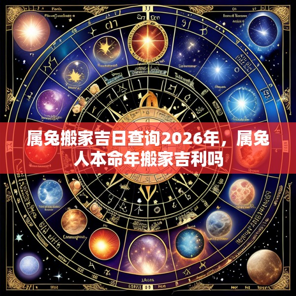 属兔搬家吉日查询2026年，属兔人本命年搬家吉利吗