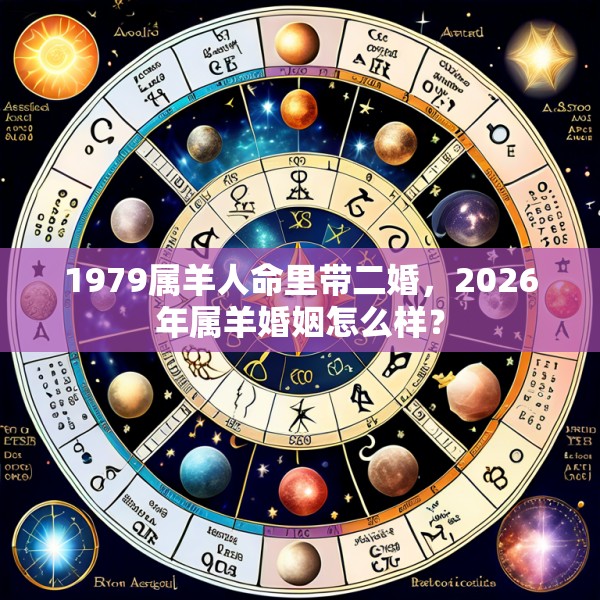 1979属羊人命里带二婚，2026年属羊婚姻怎么样？