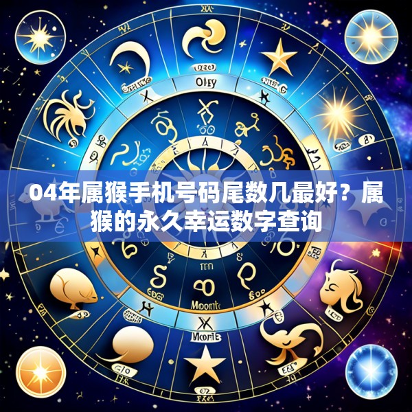 04年属猴手机号码尾数几最好？属猴的永久幸运数字查询