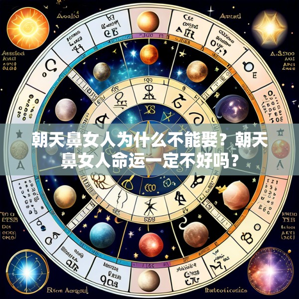 朝天鼻女人为什么不能娶？朝天鼻女人命运一定不好吗？