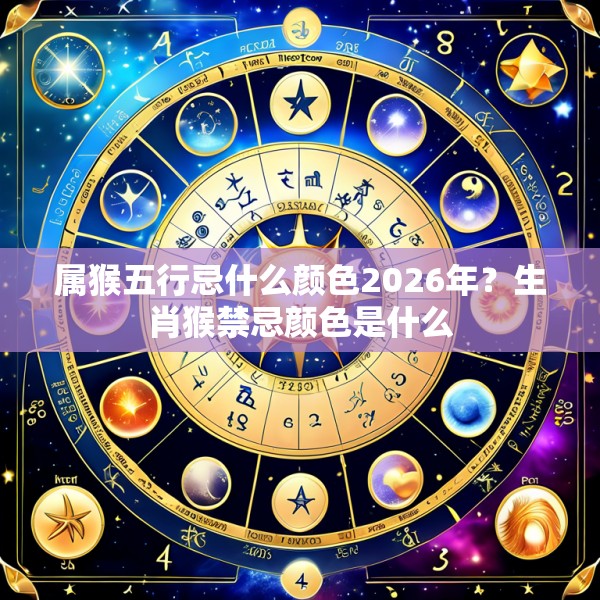 属猴五行忌什么颜色2026年？生肖猴禁忌颜色是什么