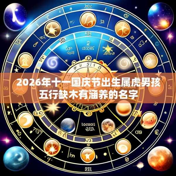 2026年十一国庆节出生属虎男孩五行缺木有涵养的名字
