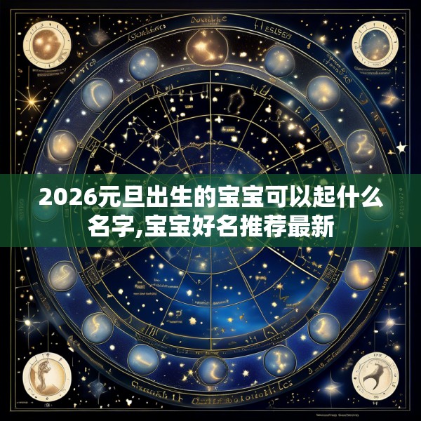 2026元旦出生的宝宝可以起什么名字,宝宝好名推荐最新