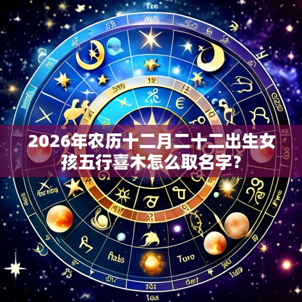 2026年农历十二月二十二出生女孩五行喜木怎么取名字?