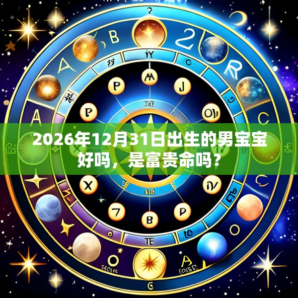 2026年12月31日出生的男宝宝好吗,是富贵命吗?