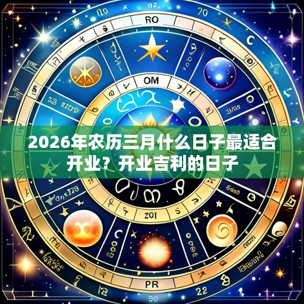 2026年农历三月什么日子最适合开业?开业吉利的日子