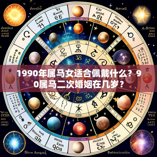 1990年属马女适合佩戴什么？90属马二次婚姻在几岁？