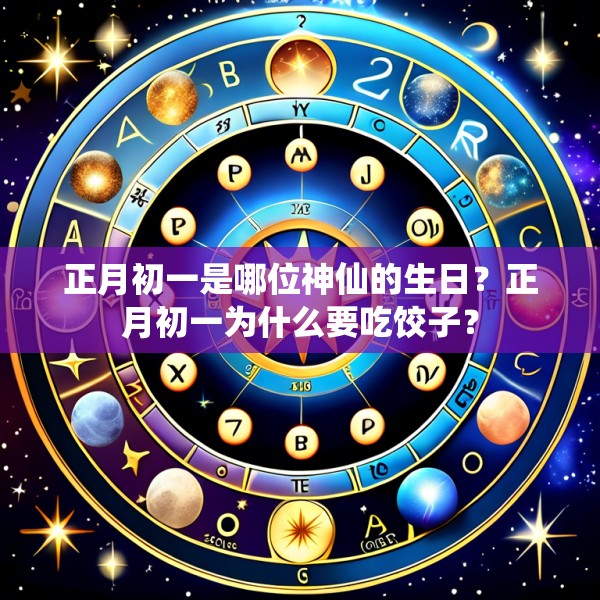 正月初一是哪位神仙的生日?正月初一为什么要吃饺子?