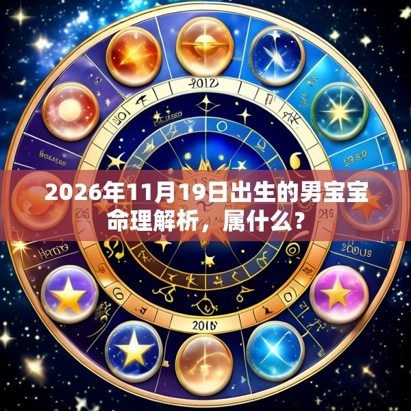2026年11月19日出生的男宝宝命理解析，属什么？