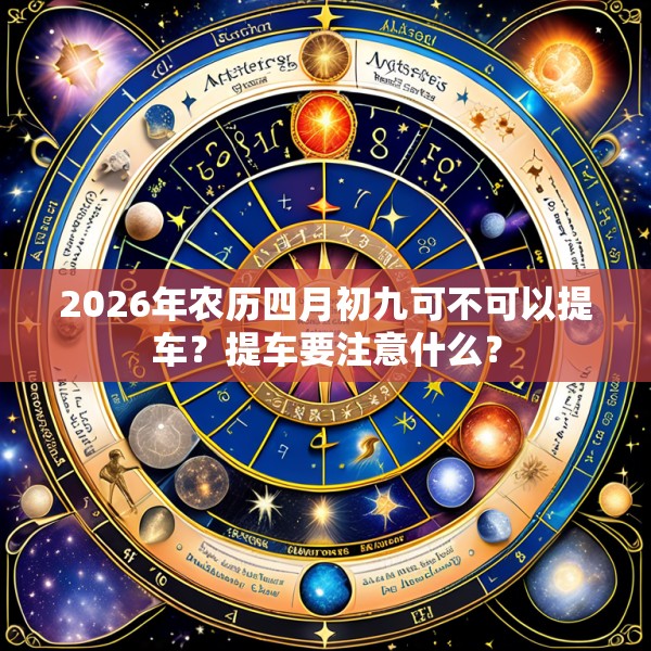2026年农历四月初九可不可以提车？提车要注意什么？