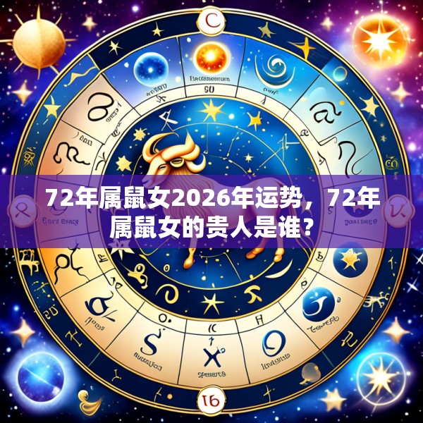 72年属鼠女2026年运势，72年属鼠女的贵人是谁？