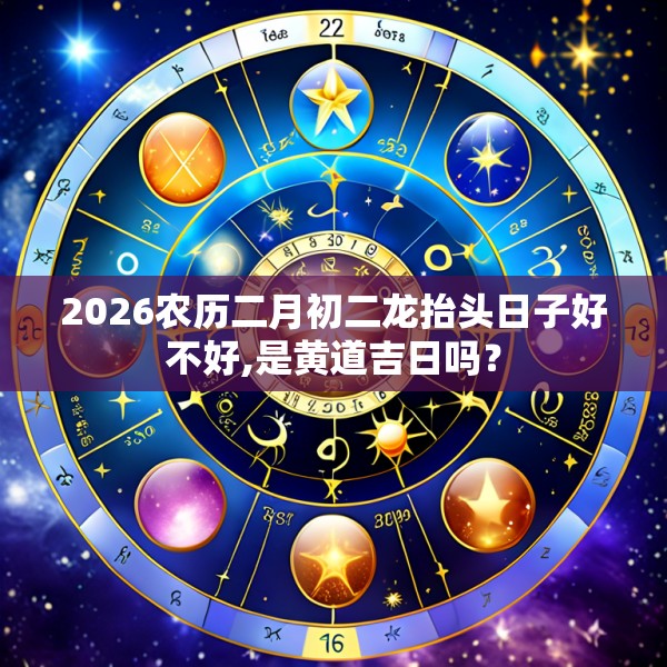 2026农历二月初二龙抬头日子好不好,是黄道吉日吗？
