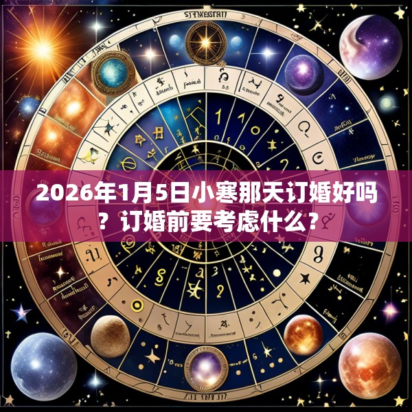 2026年1月5日小寒那天订婚好吗?订婚前要考虑什么?