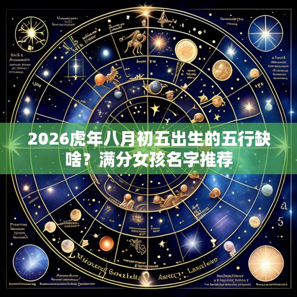 2026虎年八月初五出生的五行缺啥?满分女孩名字推荐