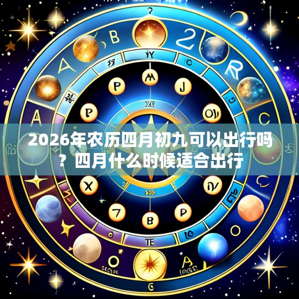2026年农历四月初九可以出行吗？四月什么时候适合出行