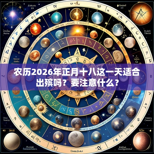 农历2026年正月十八这一天适合出殡吗？要注意什么？